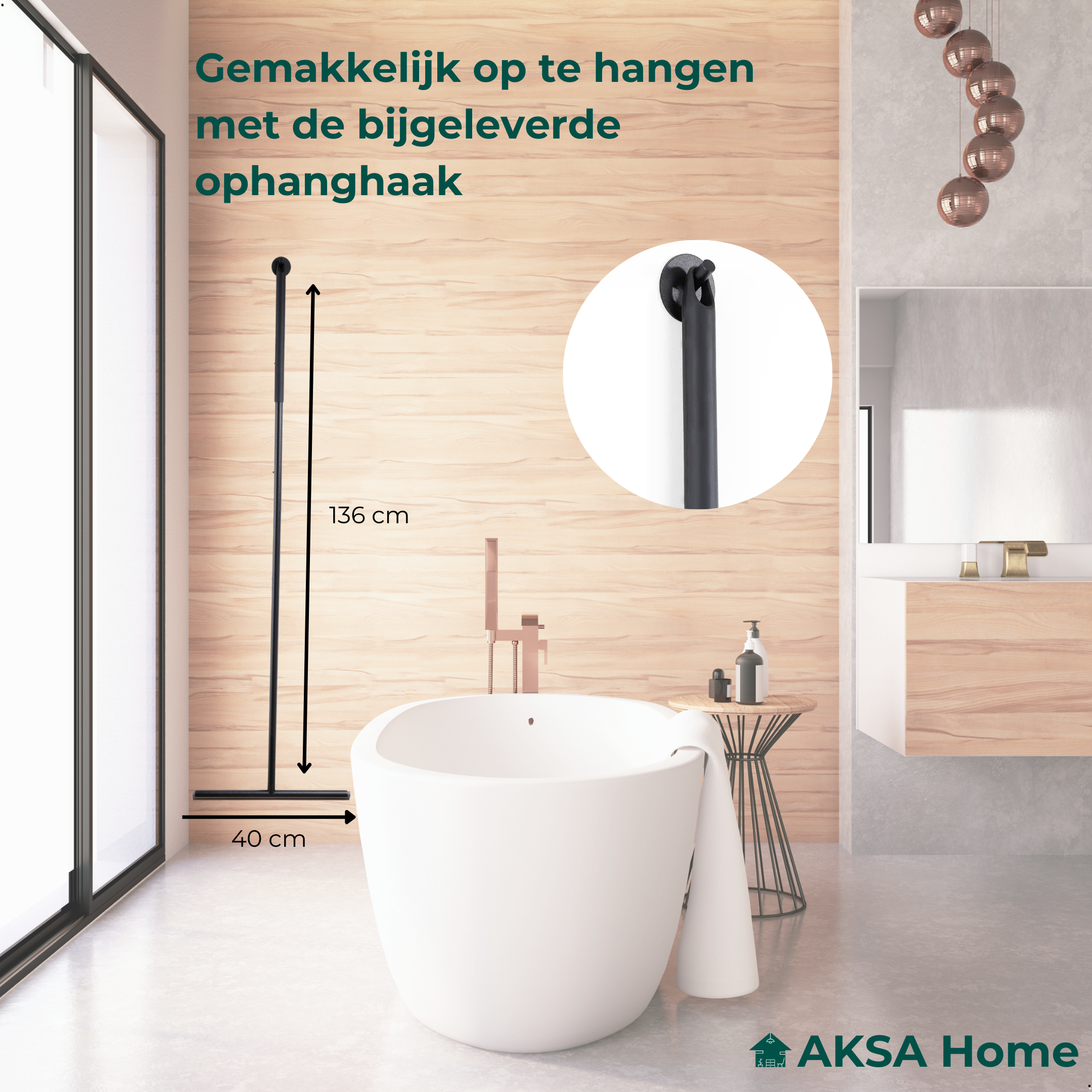 AKSA Home Vloertrekker met Douchewisser