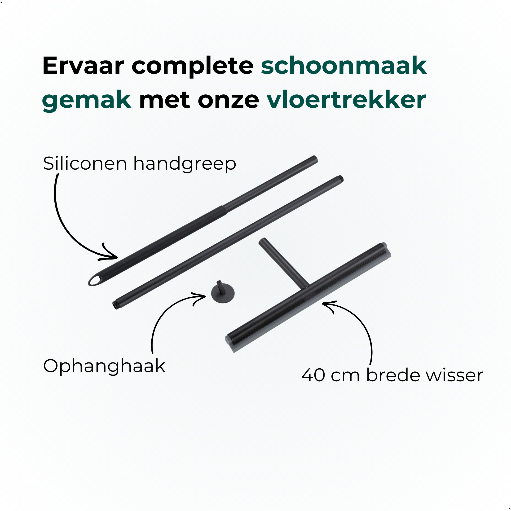 Vloertrekker inclusief Ophangsysteem