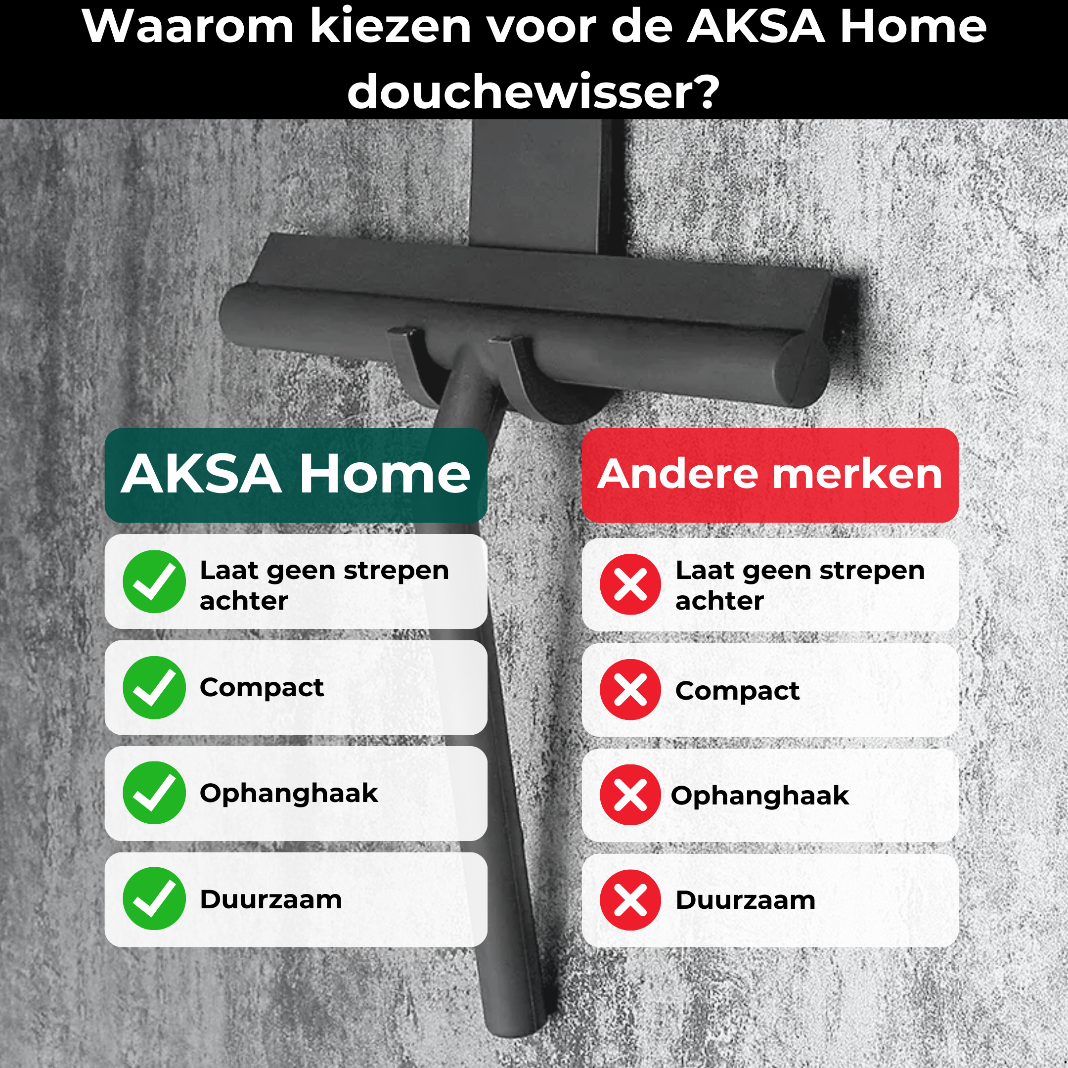 AKSA Home Douchewisser