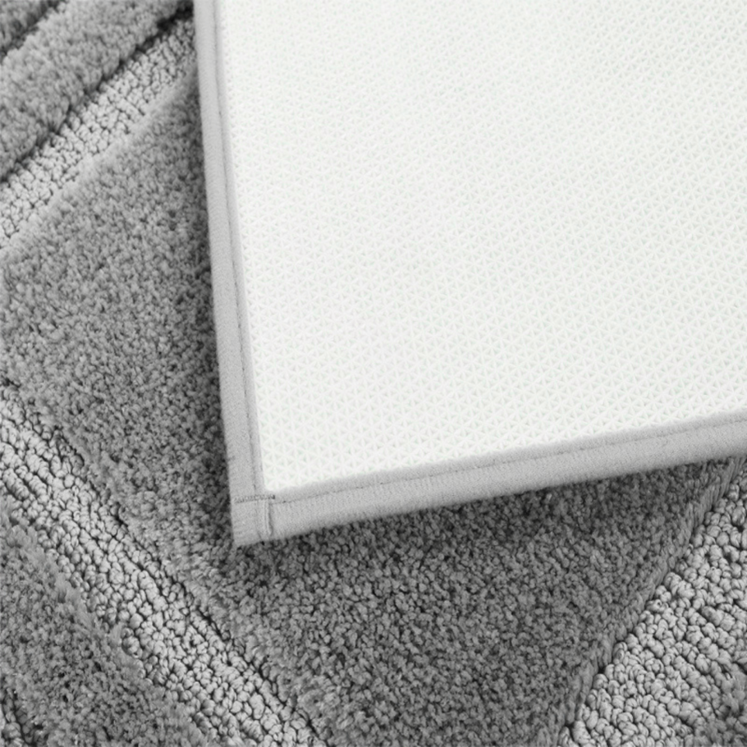 Badmat Pure Luxe - 50 x 80 cm - Lichtgrijs