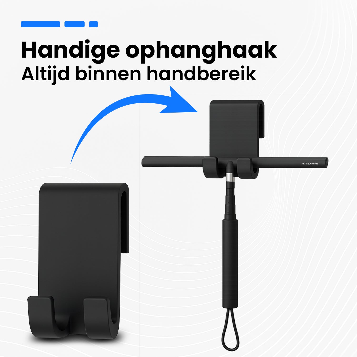 AKSA Home uitschuifbare vloertrekker