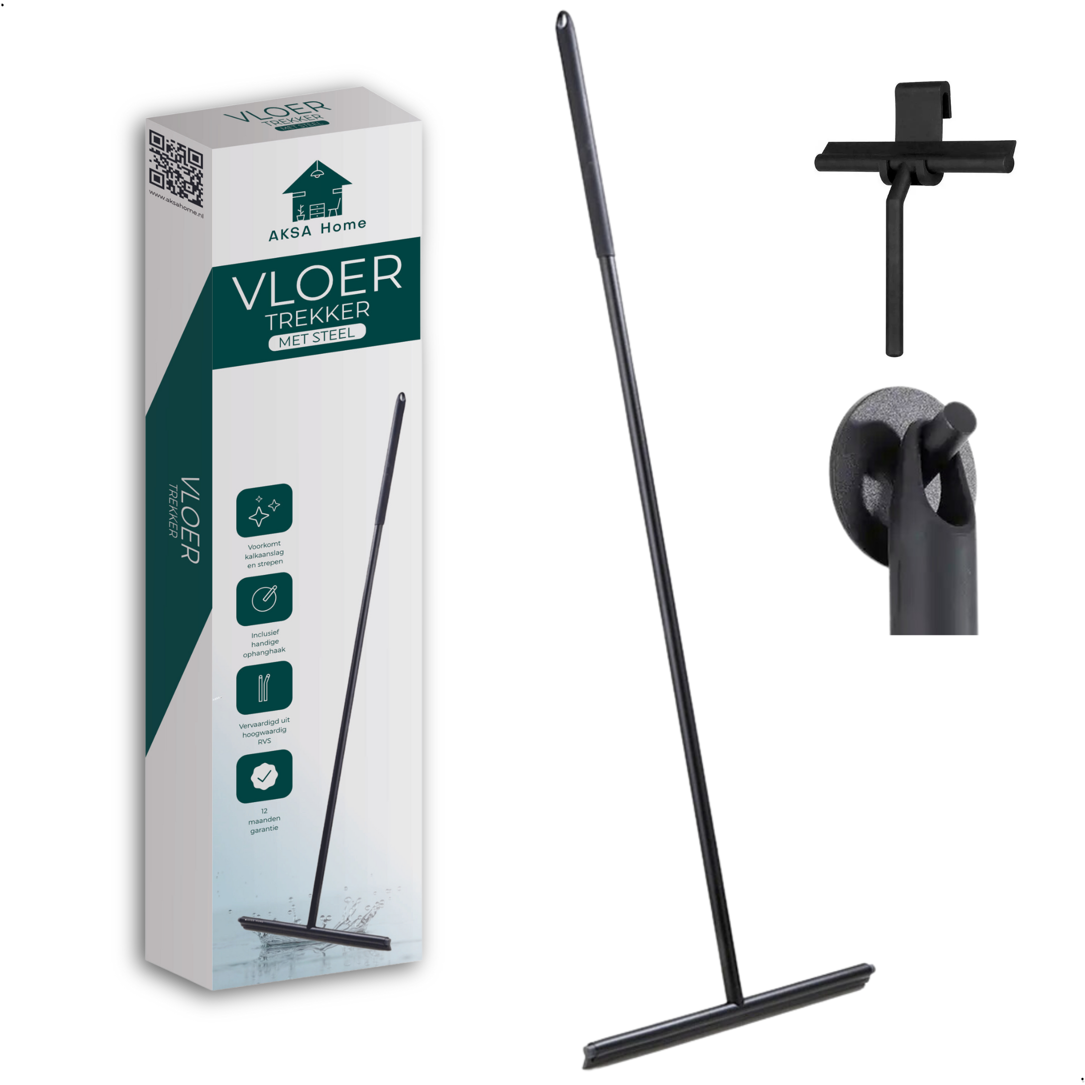 AKSA Home Vloertrekker met Douchewisser