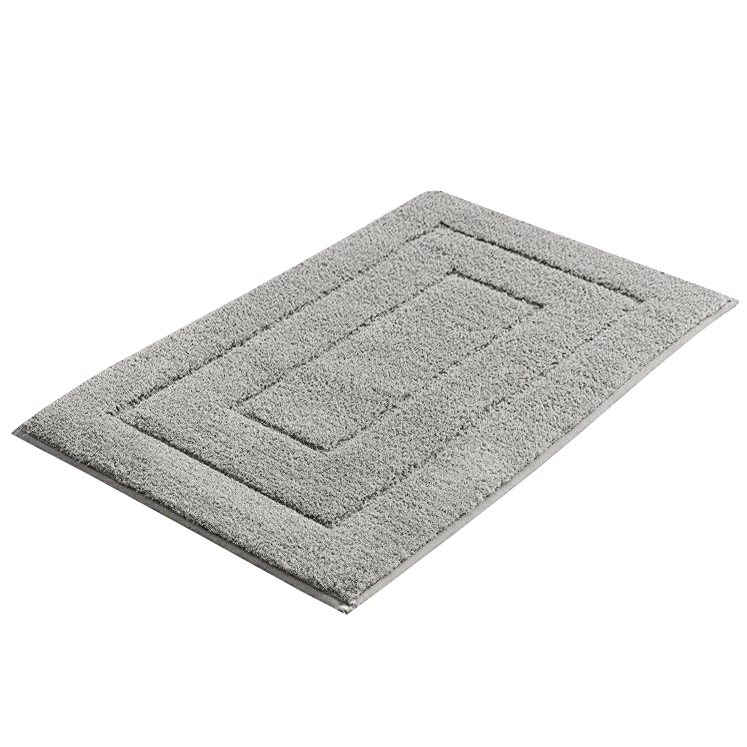Badmat Pure Luxe - 50 x 80 cm - Lichtgrijs