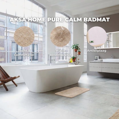 Bath mat Pure Calm - 50 x 80 cm - Black