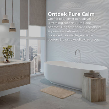 Bath mat Pure Calm - 50 x 80 cm - Black