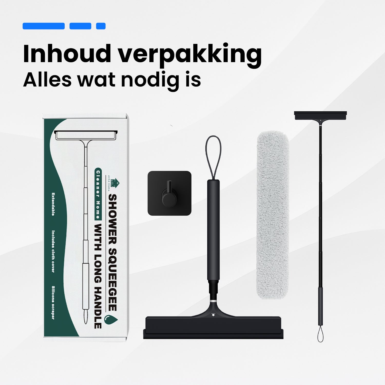 AKSA Home uitschuifbare vloertrekker