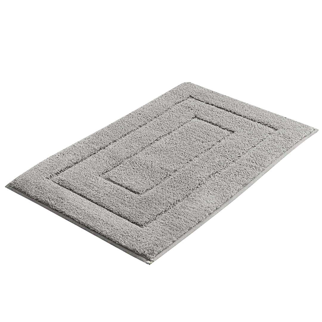 Bath mat Pure Luxe - 50 x 80 cm - Light gray