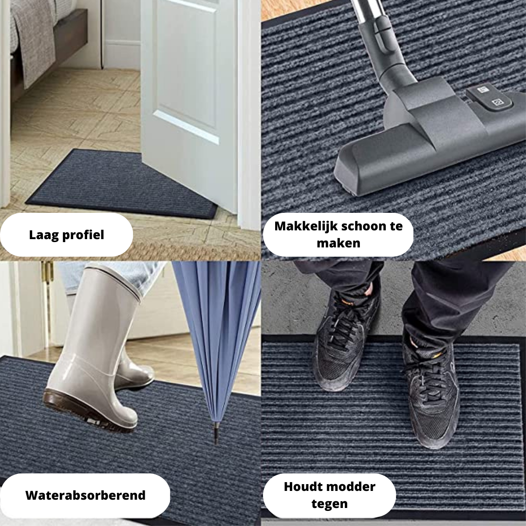 Deurmat Pure Clean - 60 x 90 cm - Grijs