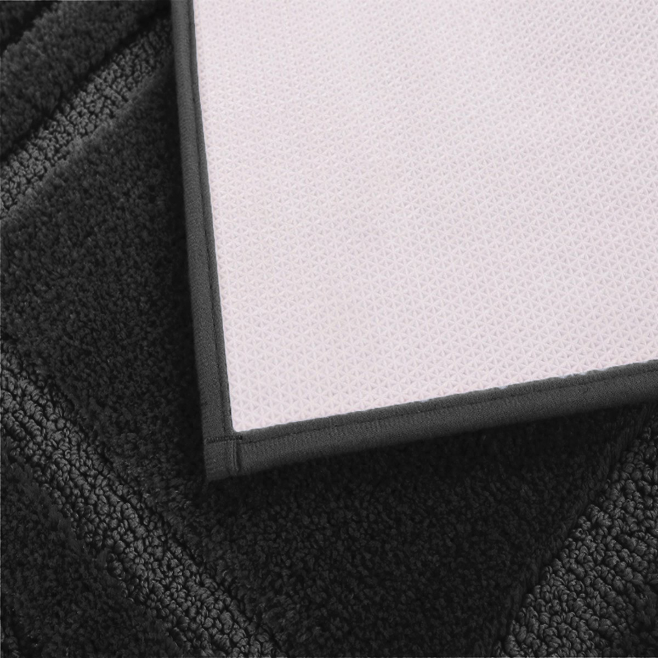 Badmat Pure Luxe - 50 x 80 cm - Zwart